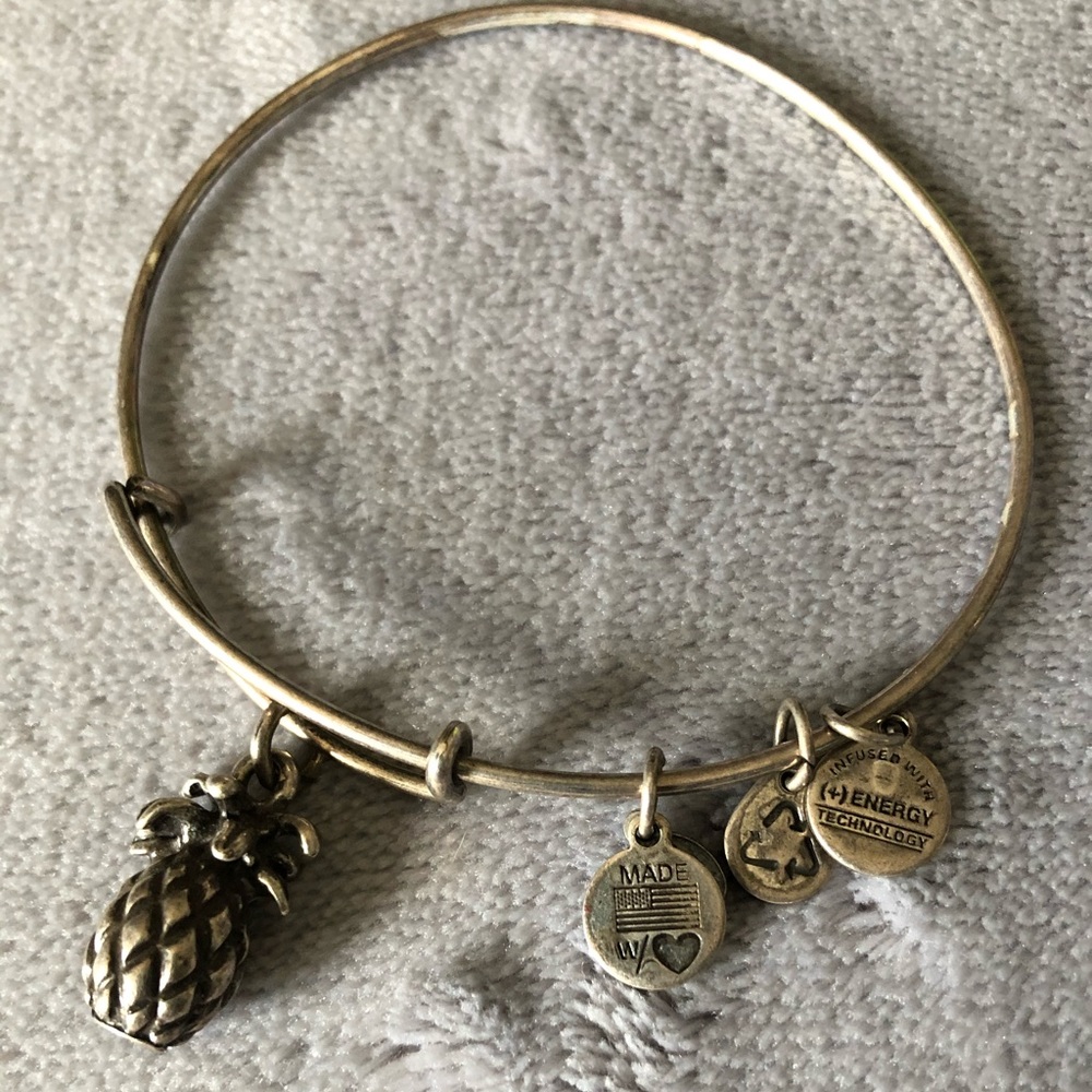 Alex and Ani pineapple bracelet